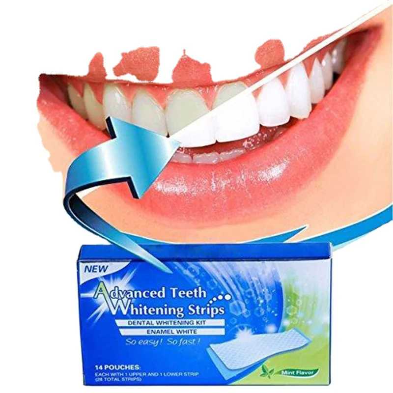 

Advanced Tooth Stain Removal Oral Hygiene Care Dental Shade Bleaching Kit Enamel White Tool Teeth Whitening Strips