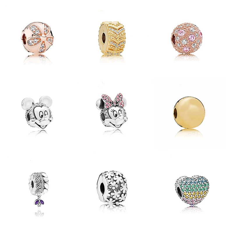 

Bai Hui Yuan Factory wholesale 925 sterling silver spacer clip beads