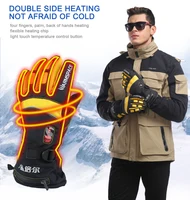 

2019 7.4V Electric Heated Gloves Waterproof Lithium Battery Self Heating Winter warm outdoor Sports Bicycle Ski Gloves