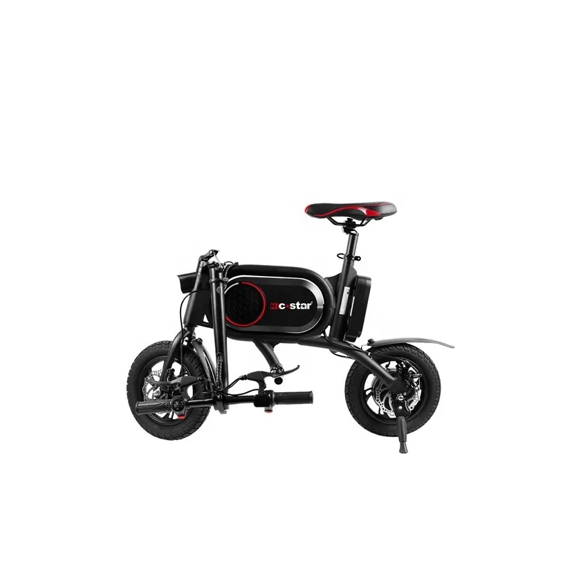 

Europe warehouse Alucard electric bikes 2 wheels 350W powerful e-bikes, Black red, black yellow, black green, red, blue