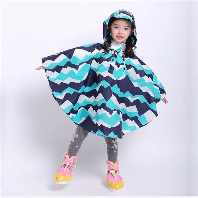 

New Children's Print Thin Cloak Raincoat Kids Bapa Kindergarten Boys And Girls Raincoat, As pictures