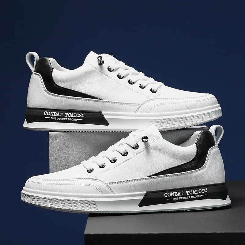 

China Factory wholesale custom leather men skate casual shoes, Customized color