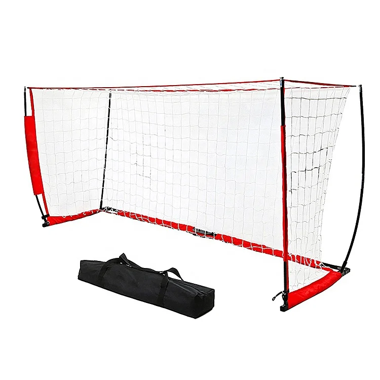 

High Quality Portable Folding 8FT Football Soccer Doors Gate Goal Net Post And Soccer Training Practice Net equipment, Customize color