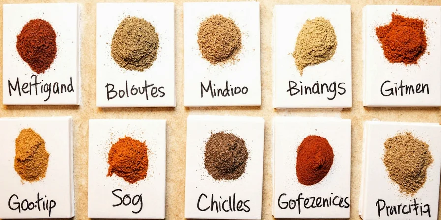 A well-stocked spice cabinet ready for action