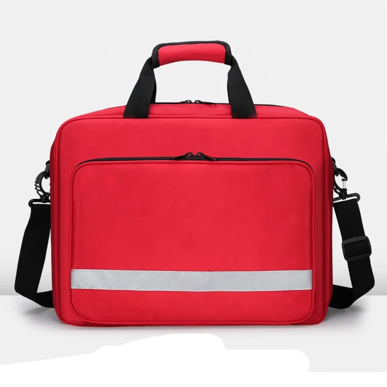 

Top Quality Waterproof Outdoor Ambulance First Aid Bag Medical Emergency Trauma Bag, Red/navy blue/customized