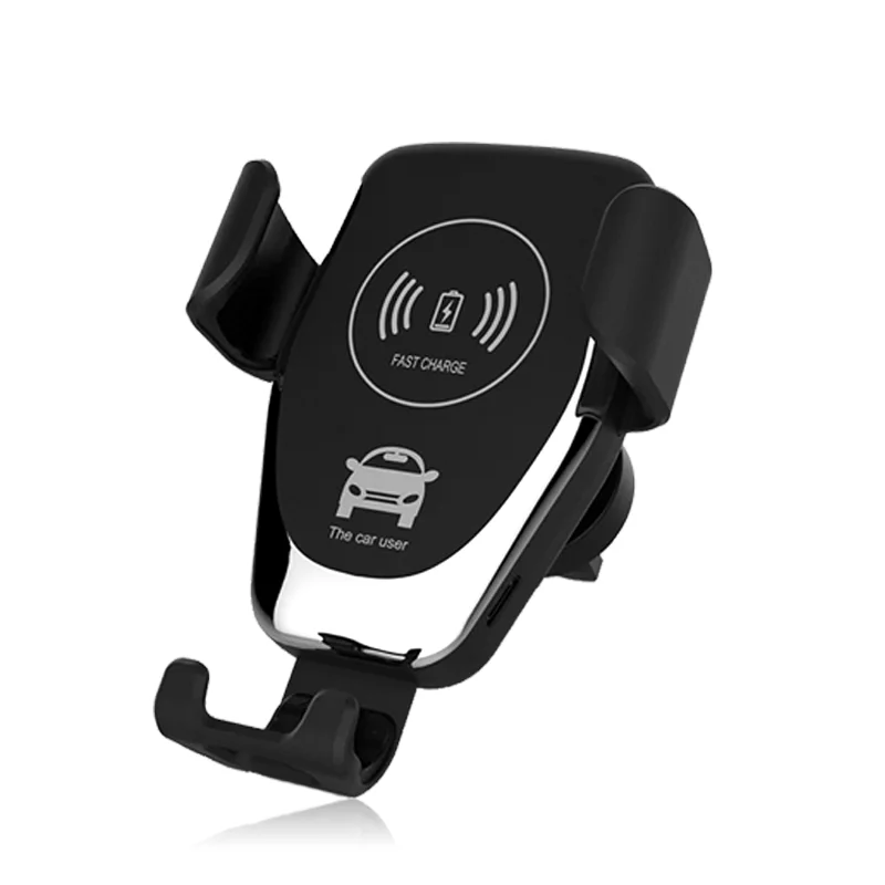 

10W Fast Gravity Wireless Car Charger Quick Charging Wireless Car Mount Charger for Mobile Phones, Black