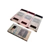 Die cut window sliding open packaging brown kraft paper drawer box with custom printing