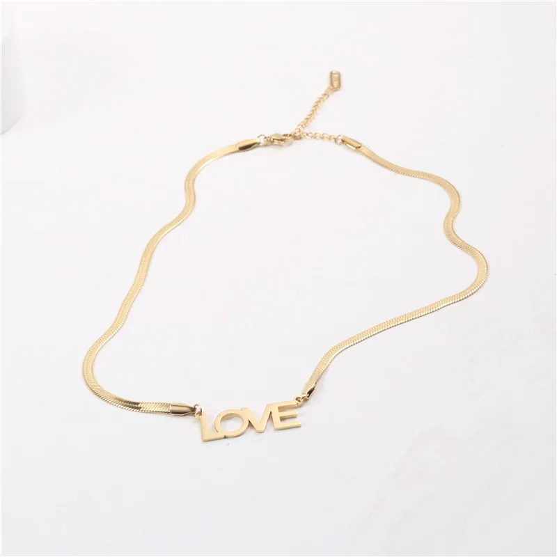 

Stainless Steel Gold Jewelry 18K Gold Necklaces Chain, Gold color