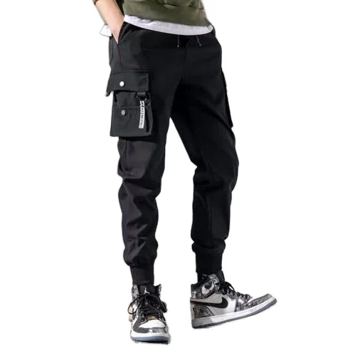 

OEM custom fashion brand all-match nine-point beam sports pants men's overalls, Customized color