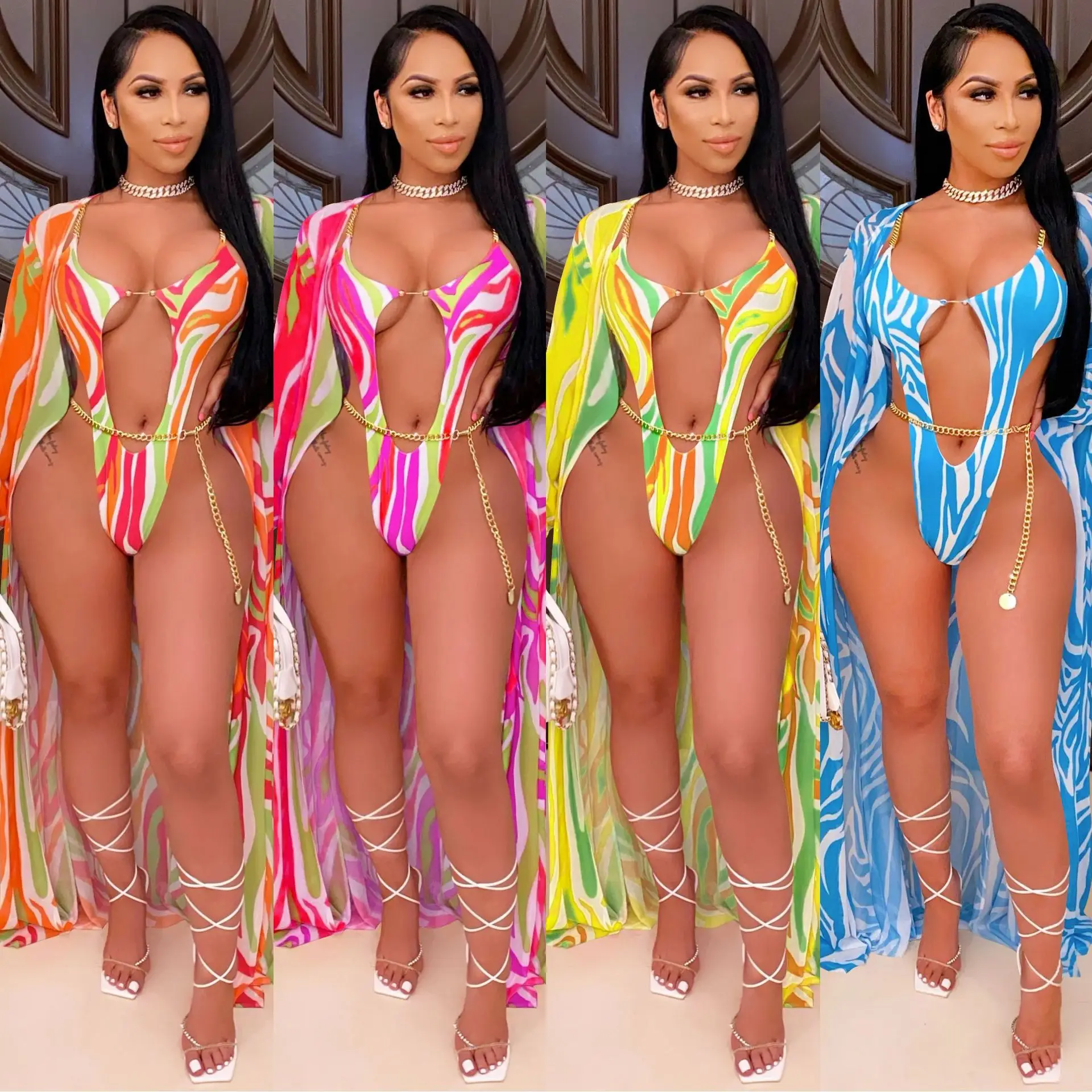 

Three Piece Swimsuit