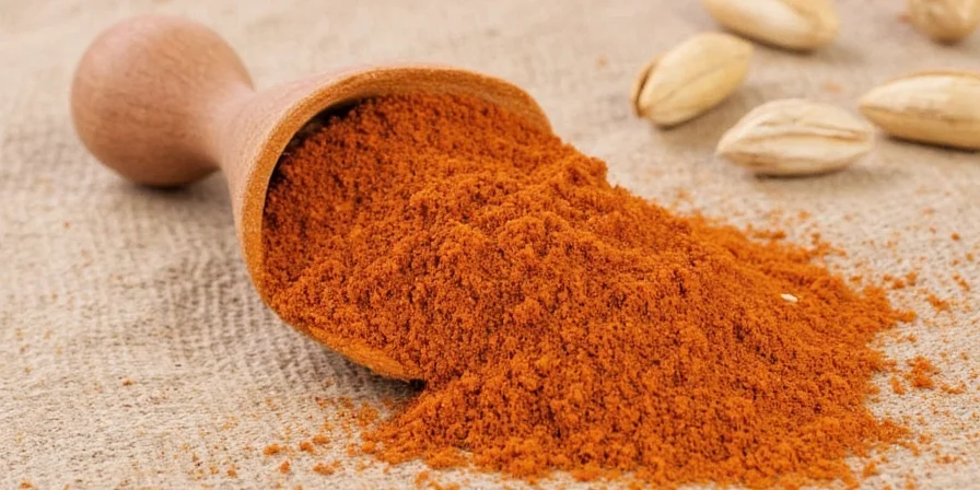 Spice jars including cumin on a kitchen shelf