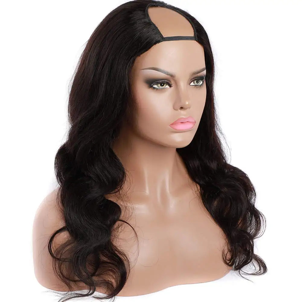 

Brazilian Natural Human Hair Wig U Part Wigs For Black Woman Cheap Glueless 150% Density Remy Wigs