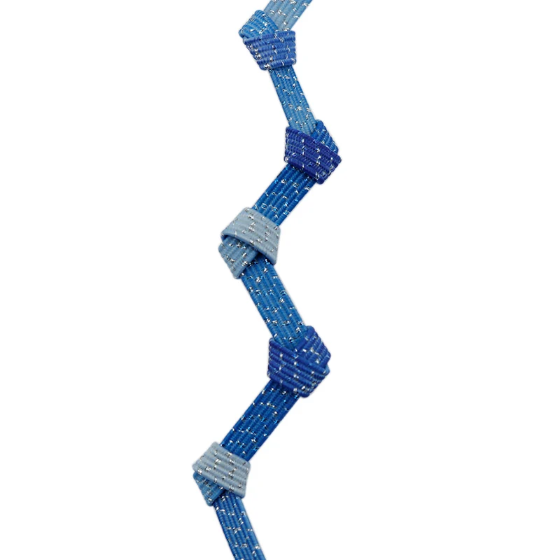 

Coolstring flat elastic shoelaces metallic blue white and silver strings shoelaces, Blue and white