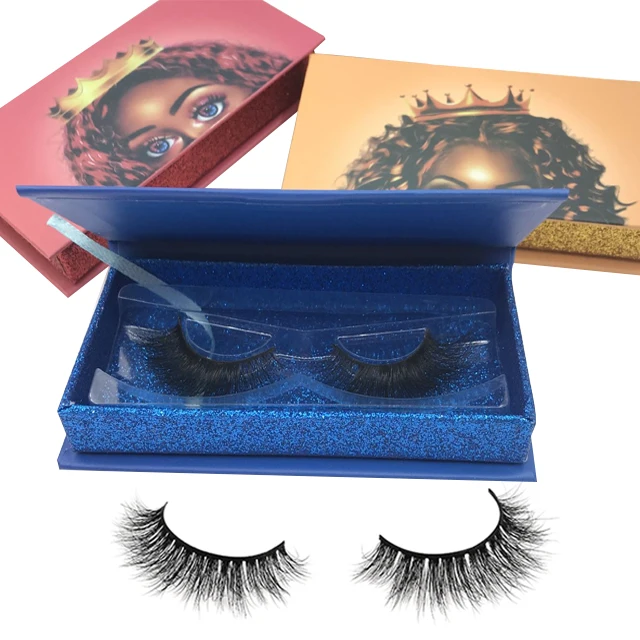 

wholesale 3D 25mm mink eyelash with private logo magnetic eyelash packaging, Black