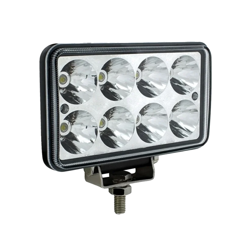 3 Inch High Power 8 Led Rectangular Work Light 24W Spotflood Projector Driving Light 4x4 4wd