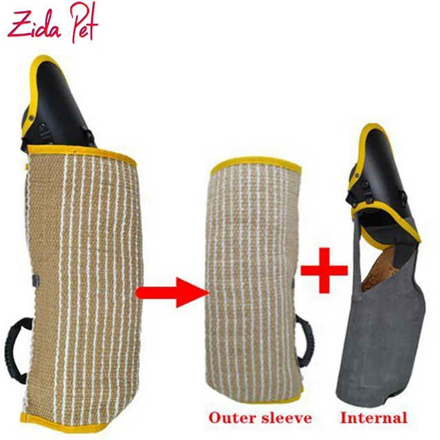 

Dog Bite Training dark khaki Linen Canvas Thickening Bite Sleeves