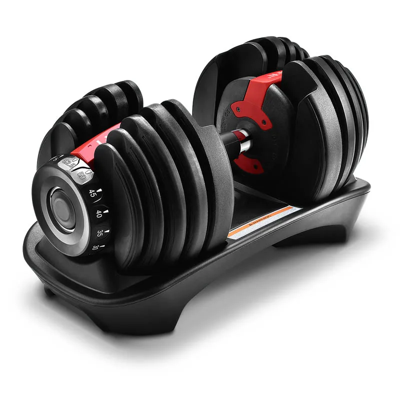 

2020 Amazon hot selling  adjustable dumbbell for gym Indoor fitness support OEM 24kg adjustable dumbbells