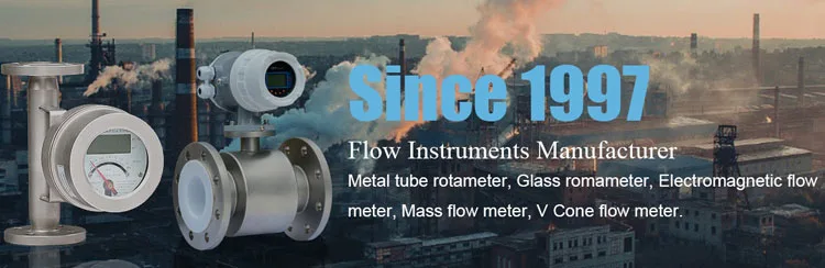 Power Supply Standard High Precision IP65 Flanged Metal Rotor Flow Meter
