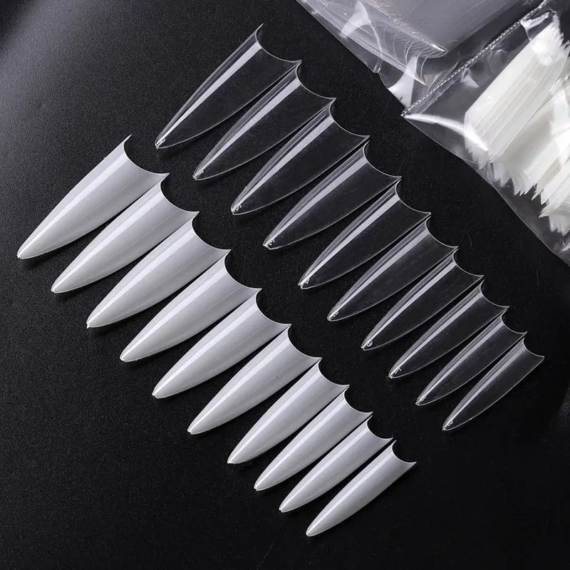 

NA-09 White 500Pcs/Bag Unhasem Women Gel Nail Art Professional Nail Art Products, Customized color