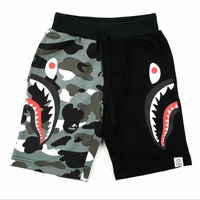 

KS0053 High quality kids boys camouflage shorts with different print