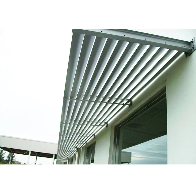 

china Easy Assembly Powder Coating Motorized Awning Retractable aluminum roof louver adjustable louvers electric control luover, Customerized