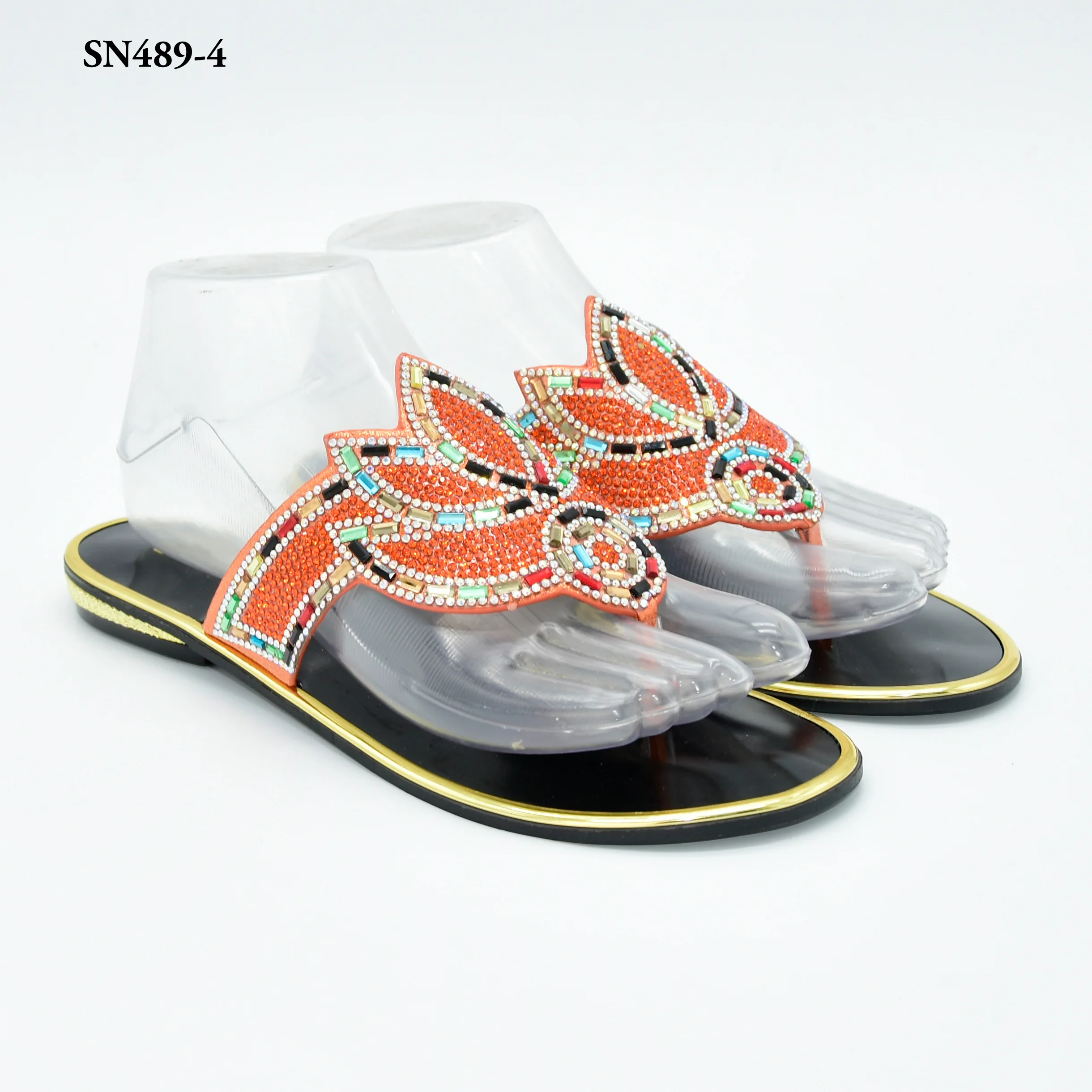 

RTS 2020 Summer new arrival sandal shoes stylish ladies ladies fancy flat sandal for women SN489