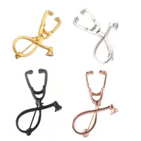 

2019 Amazon Hot Sale Popular Stethoscope Alloy Brooches