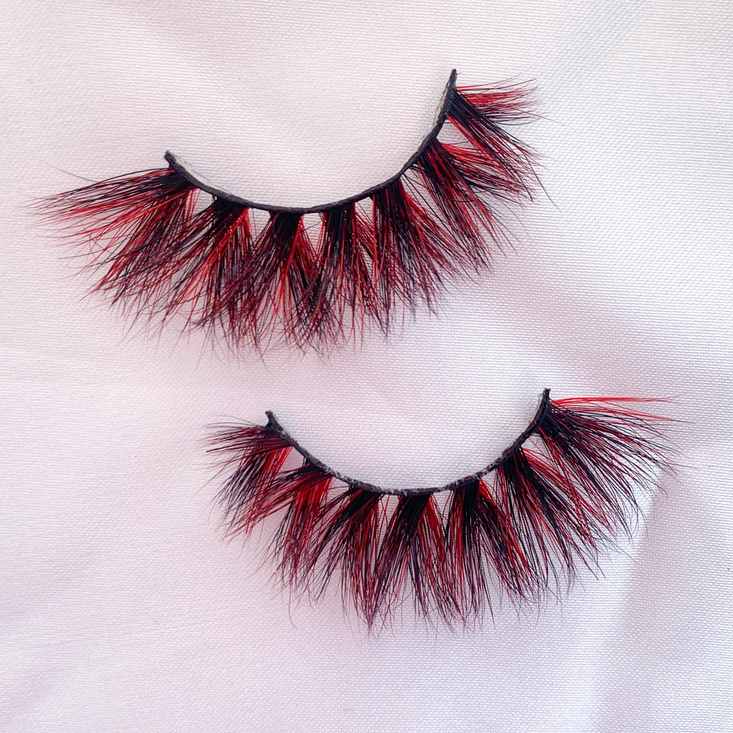 

wholesale colored mink lashes 3d mink lashes custom package color eyelashes and custom individual color lashes