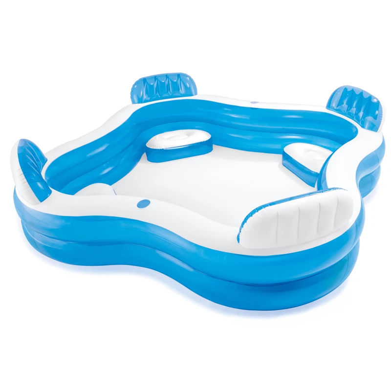 

Intex 56475 Inflatable Plastic Swimming Water Pool For Children Family Swim Center Lounge Swimming Pool Children Paddling Pool, Picture