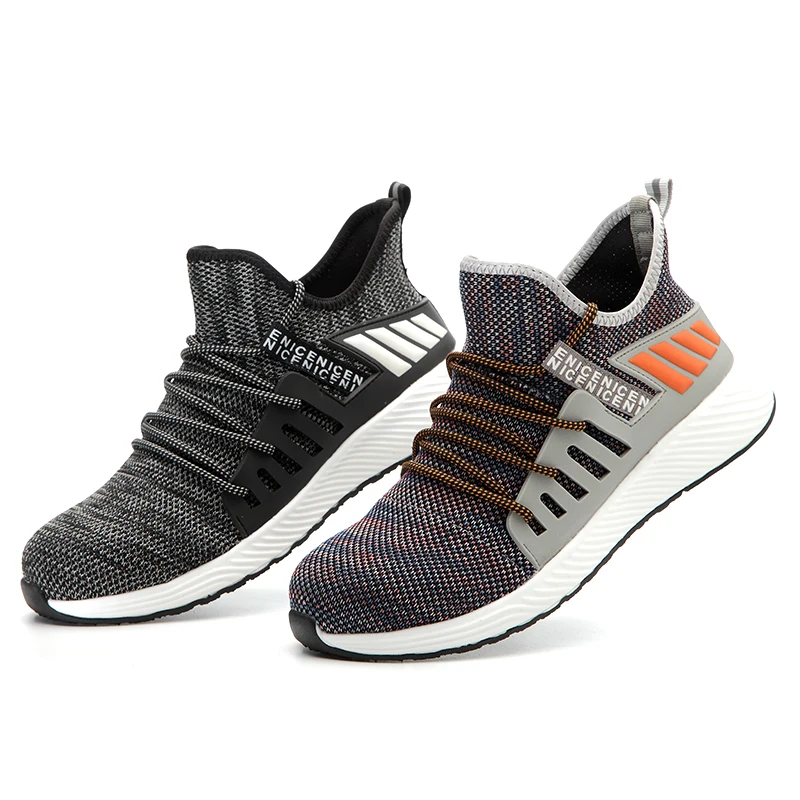 

brand men work Sneaker Protective Footwear Labor Working Lightweight breathable Safety Shoes