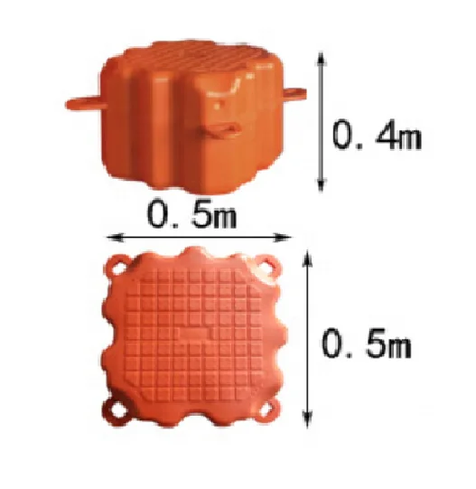 
ship parking floating platform boat dock HDPE plastic pontoon hull equipment 