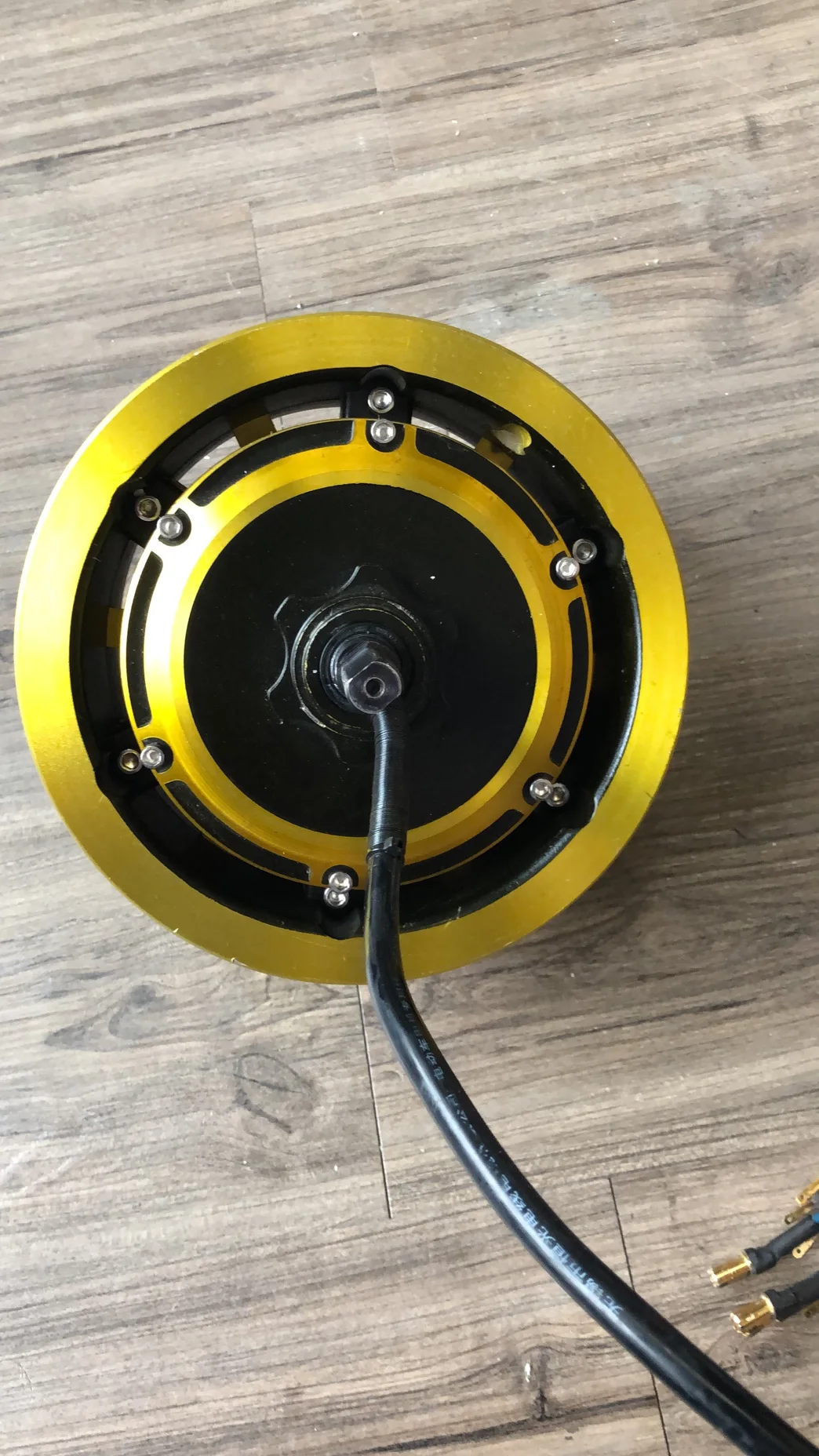 60V 3000W Gold color 65km/h 11inch Scooter hub Motor