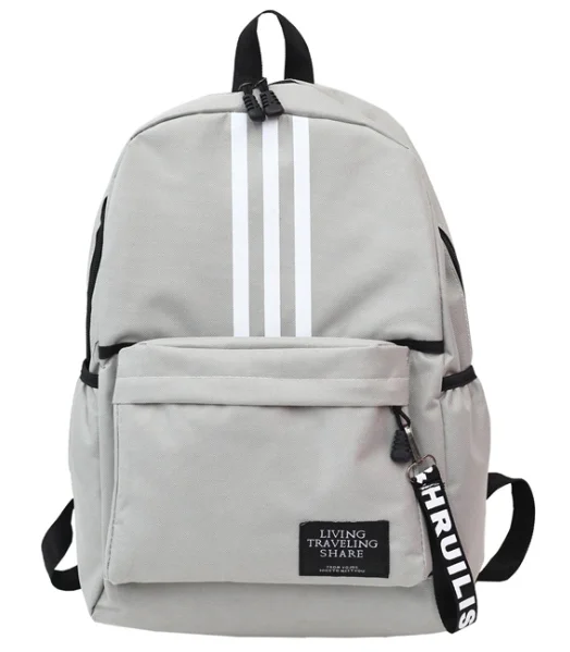 

Fashionable Higher Cost Performance Large Capacity Backpack Trip Popular Logo College School Students Canvas Backpack, 5 colors