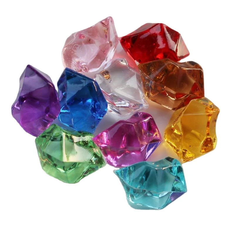 Wholesale Acrylic  Ice Clear Stone for Vase Fillers Acrylic Beads for Home Decoration