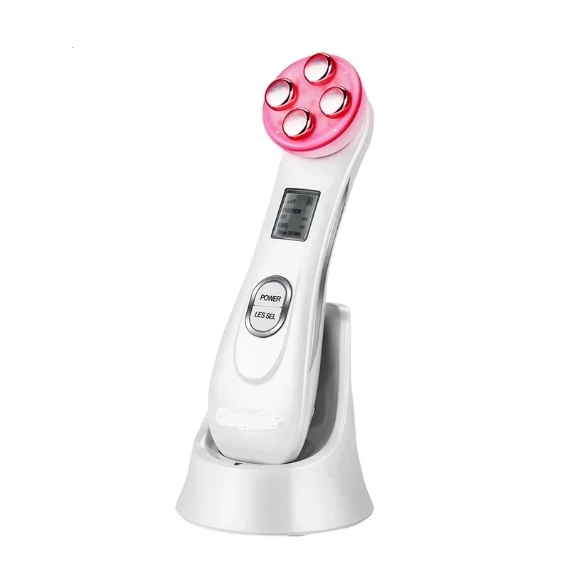 

5 in 1 Radio Frequency Facial machine Ultrasonic Ion Photon Led Red Light Machine Anti Aging Beauty device