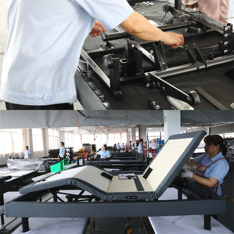 
4420 Modern Comfort Bedframe Led King Size Bed Frame House 