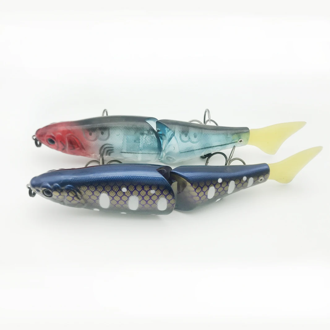 

clear plastic LED fishing lure with MVC BKK hook, Vavious colors