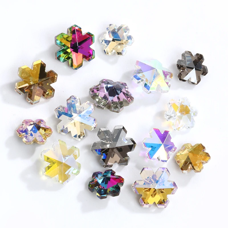 

Xichuan Edelweiss Shaped Pointback Rhinestones K9 Glass Fancy Stone For Clothing Accessories