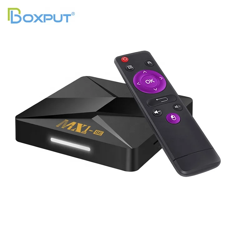 

2021 MX1-SE Smart TV Box Android 9.0 4K RockChip 3228A H.265 Home Media Player 1GB+8GB Android TV Set Top Box