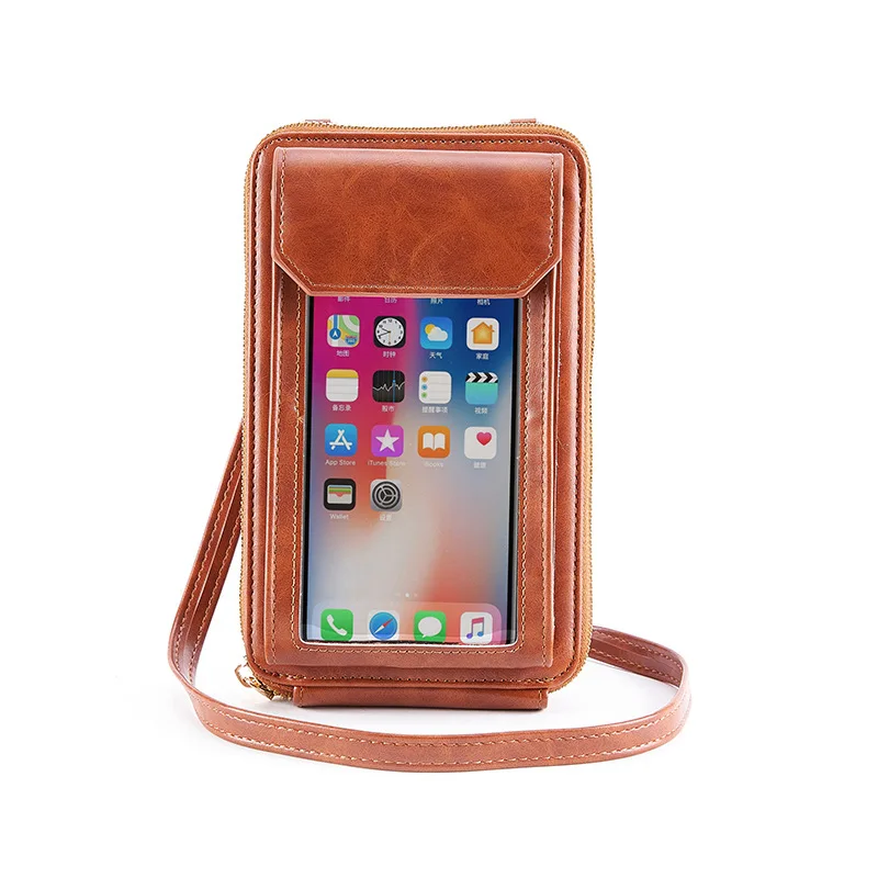 

The new 2021 touch screen mobile phone bag is a cute mini purse with ladies shoulder bags crossbody bags for women