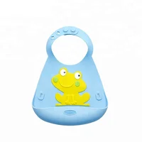 

Wholesale Custom Waterproof Soft Silicone Baby Bibs With Pocket