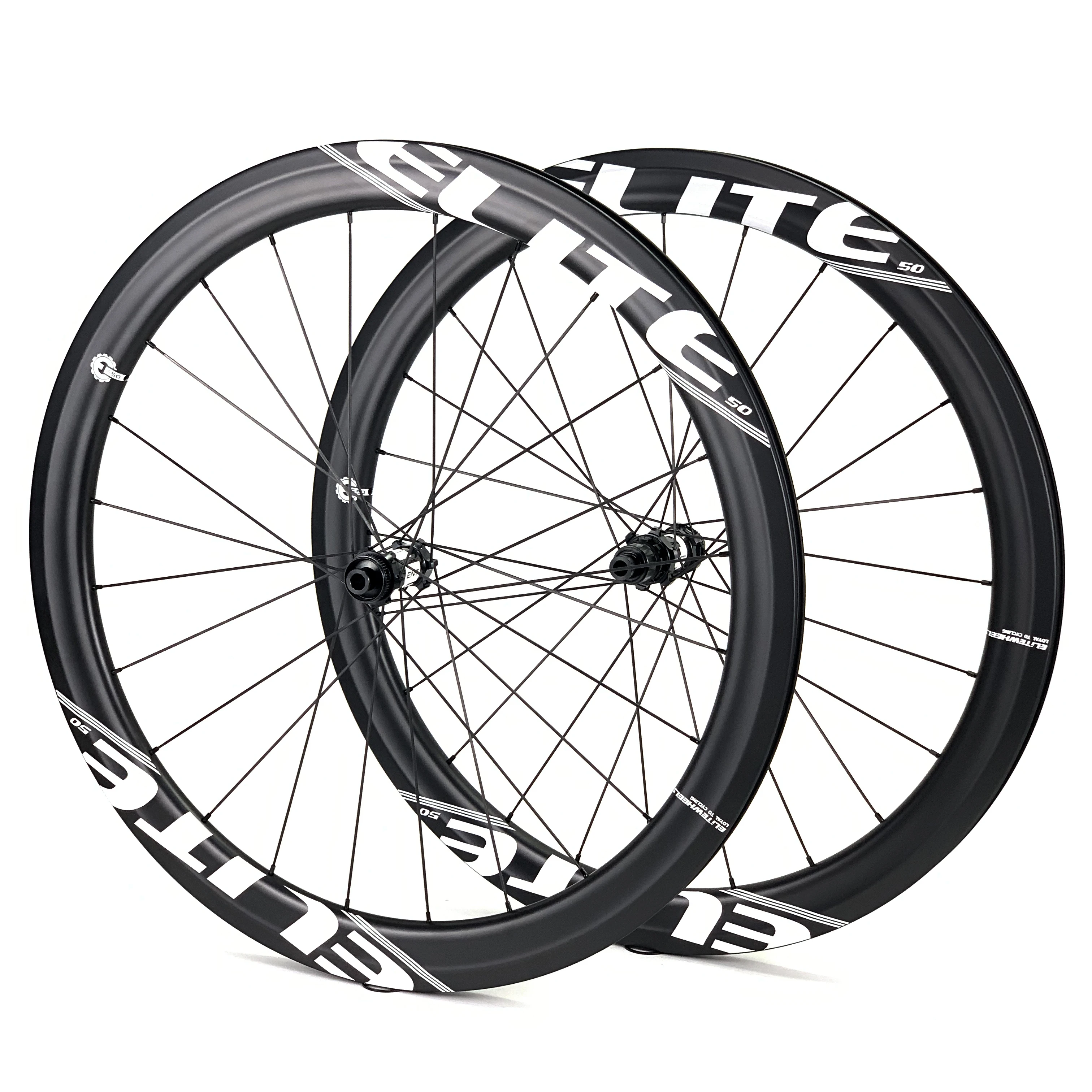 

ELITEWHEELS BWA Carbon Road Disc Wheelset 700c 40mm 50mm Depth Bicycle Rim For Cycling Wheels