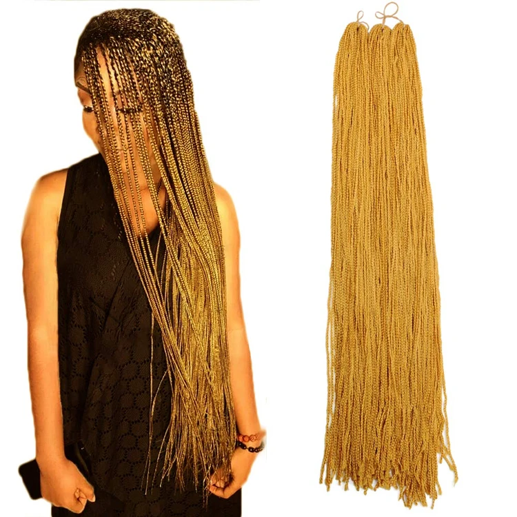 

Long Micro Pre-Looped Synthetic Zizi Braids 28 Inch Yellow Color Braid Crochet Twisted Hair Synthetic Braiding Hair Extension, Black, bug