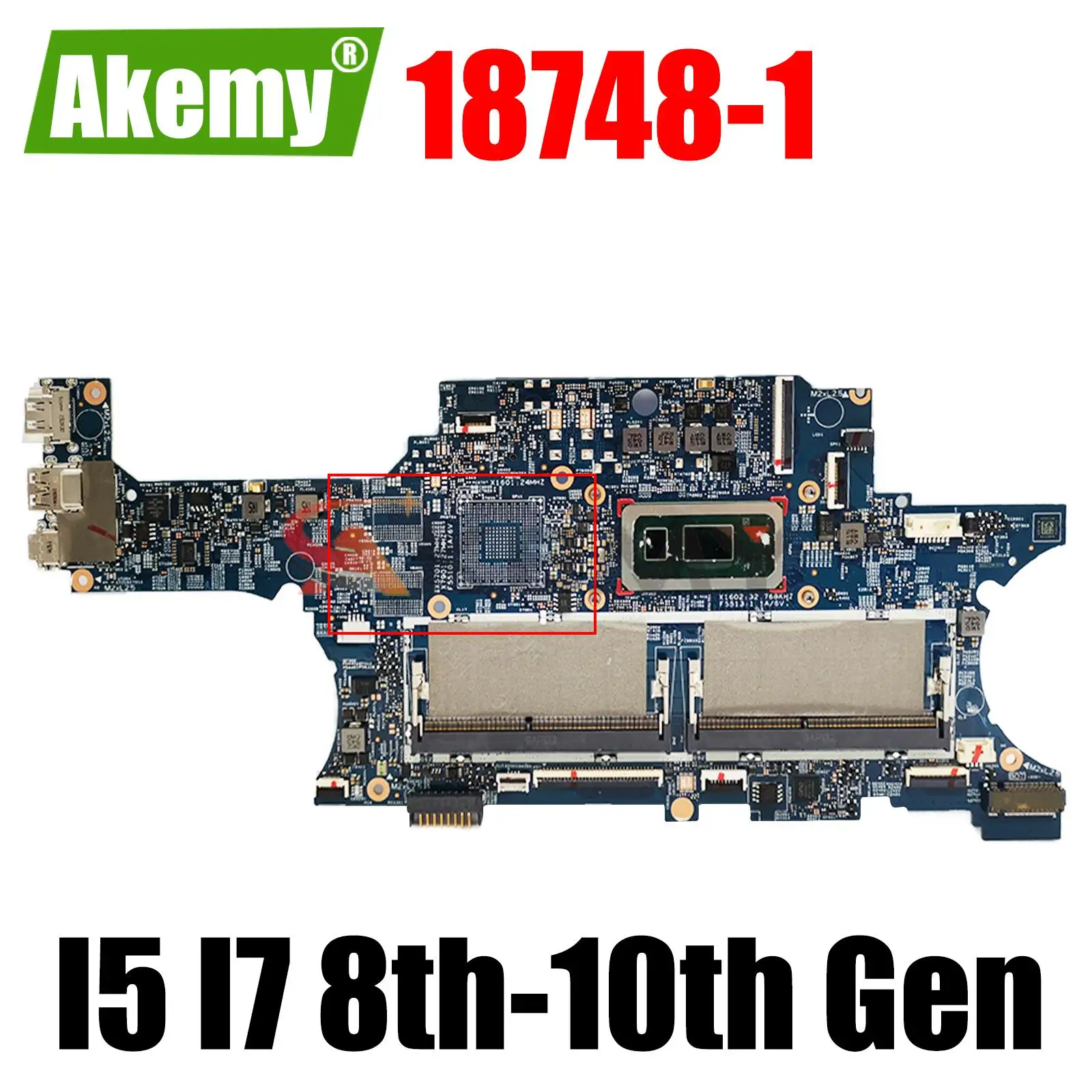 

For HP X360 CONVERT 15-DR Laptop Motherboard Mainboard With I5 I7 8th or 10th Gen CPU 18748-1 Motherboard
