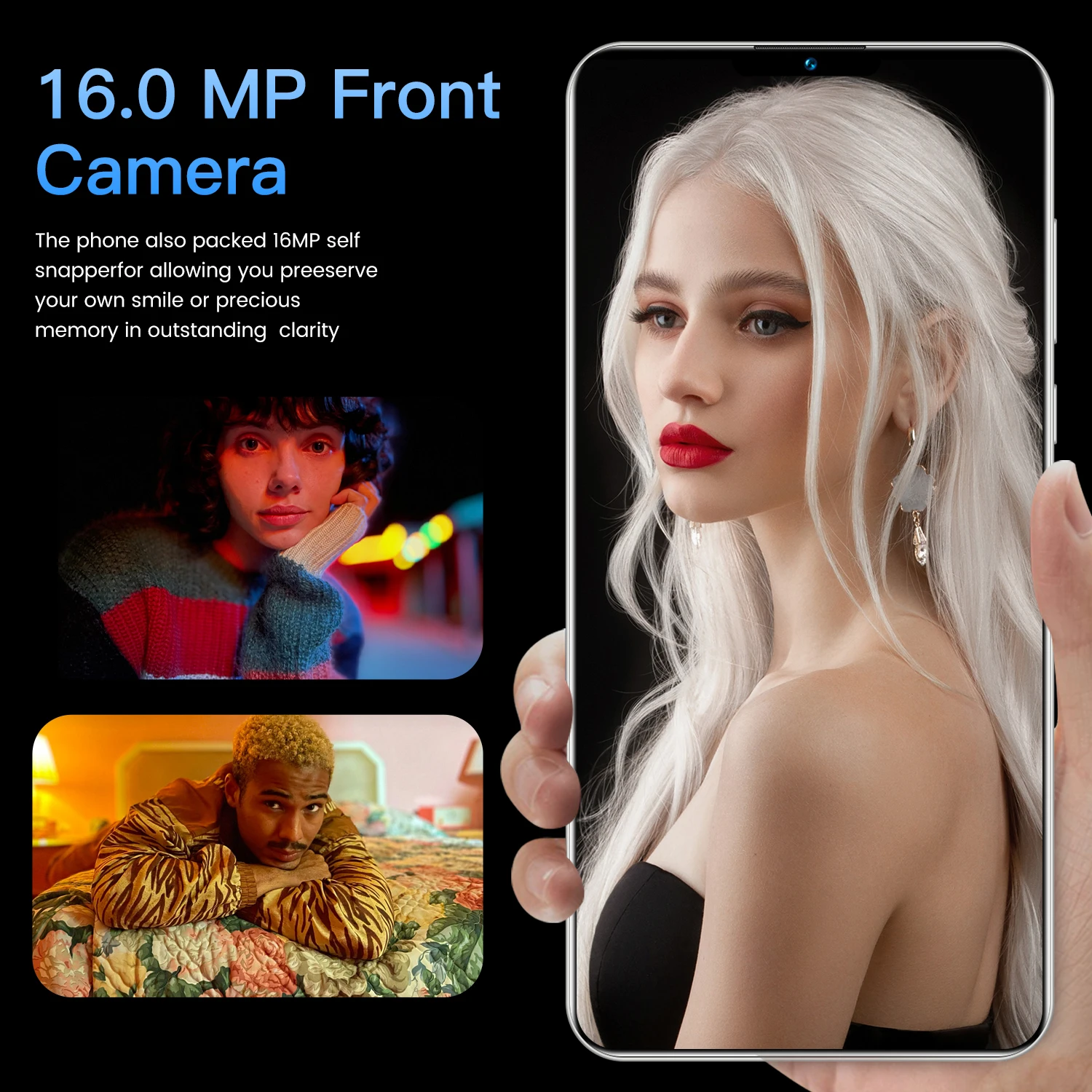 Phone 12 Pro Max Mobile Phone 512GB Face Recognition Fingerprint Unlock Support Dual Card Dual Standby Smart Phone