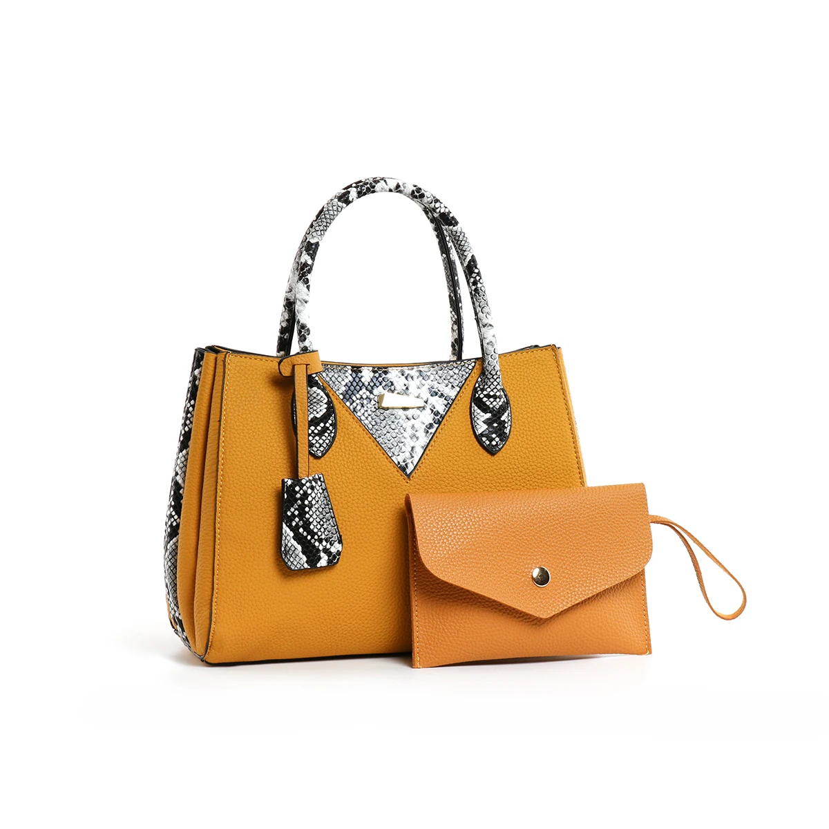 

A2021 New model 2 in 1 snake design purses handbags for women