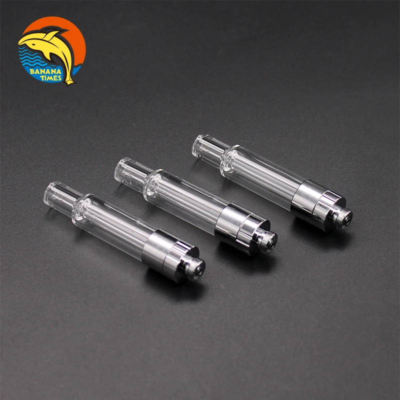 

Alibaba Chile no lead cotton free 1ml empty vape pen cartridge set BANANATIMES .5ml all glass 510 thread cartridge