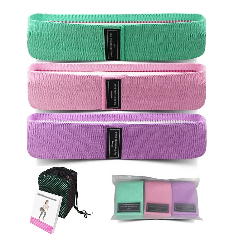 

Ccustom Logo Elastic Loop Set Band Resistance Bands Fabric, Many color