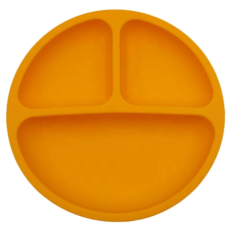 

Hot sale high quality food grade silicone baby plates refractry silicone carbide plate, Any color