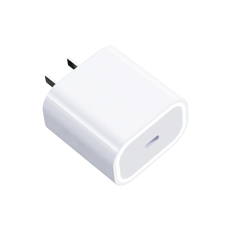 

2021 New Product PD 20W PD/QC3.0 Fast Charger C-C Original Adapter For iPhone 12 pro max EU US Plug 20w usb-c wall charger, White